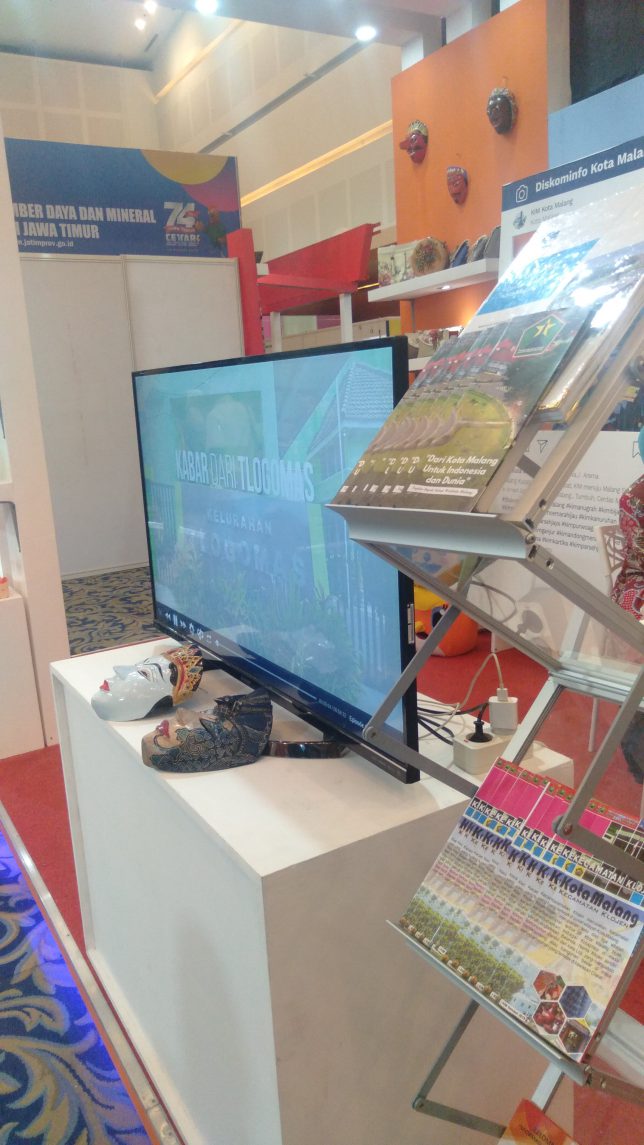 display Stand Diskominfo Kota Malang